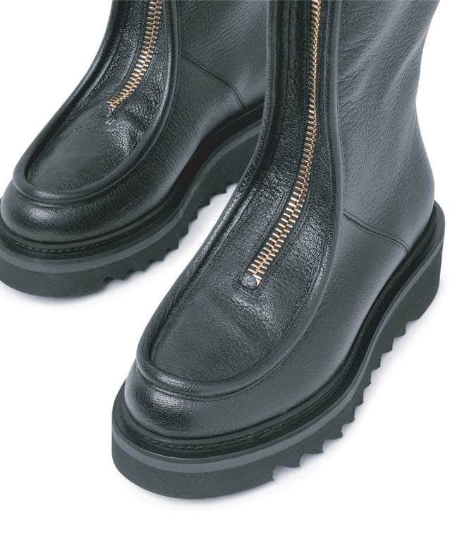 Salvatore Ferragamo Black Calfskin Boots