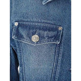Versace Blue Cotton Denim Jacket