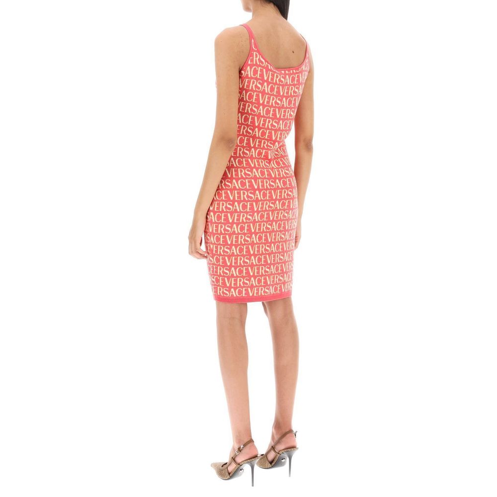 Versace Multicolor Cotton Casual Dress