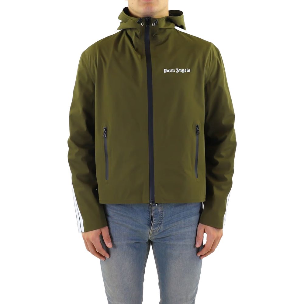Palm Angels Green Polyethylene Shell Jacket