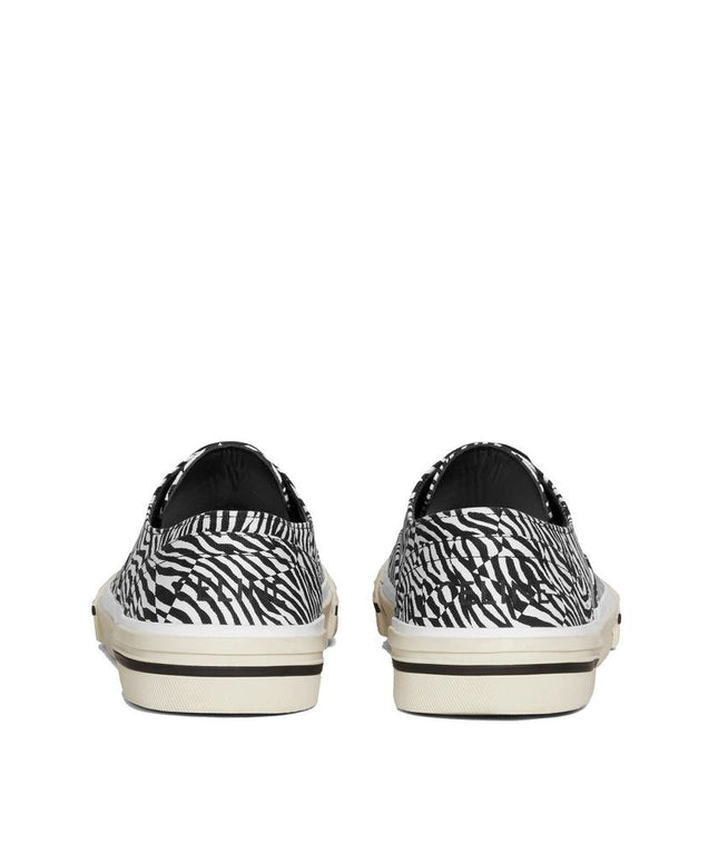 Celine Black Canvas Low Top Sneakers