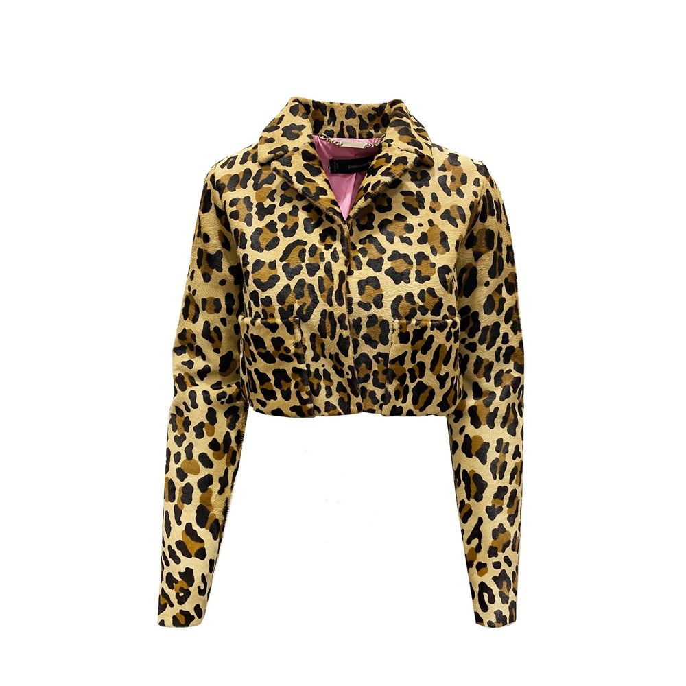 Dsquared² Brown Calfskin Cloacks