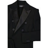 Dsquared² Black Viscose Cocktail Dress