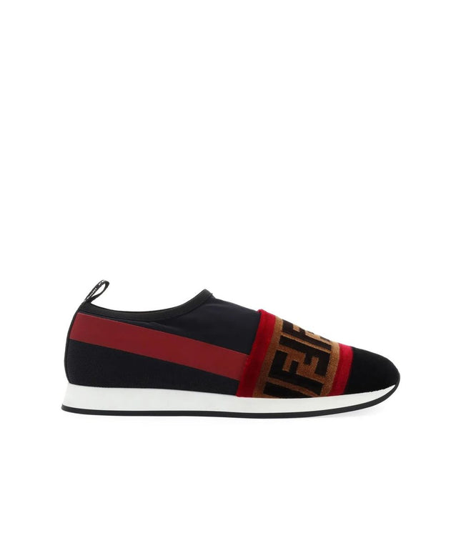 Fendi Black Fabric Sneakers