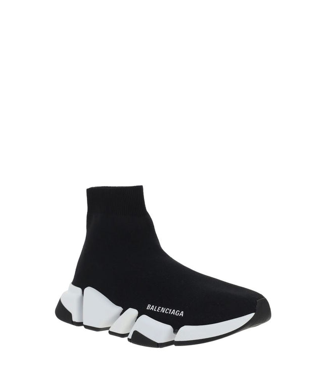 Balenciaga Black Polyester Athletic Sneakers