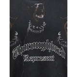 Represent Black Cotton Sweatshirt