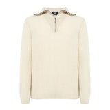 Alpha Studio White Cashmere Sweater