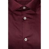 Baldinini Trend Red Cotton Shirt