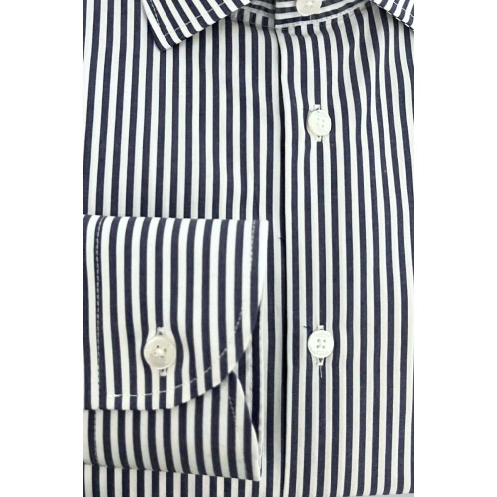 Baldinini Trend Blue Cotton Shirt