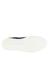 Dolce & Gabbana Blue Leather Suede Low Top Sneakers Shoes