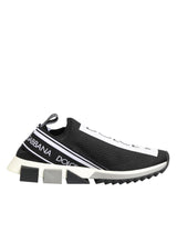Dolce & Gabbana Black Slip On Sorrento Men Sneakers Shoes