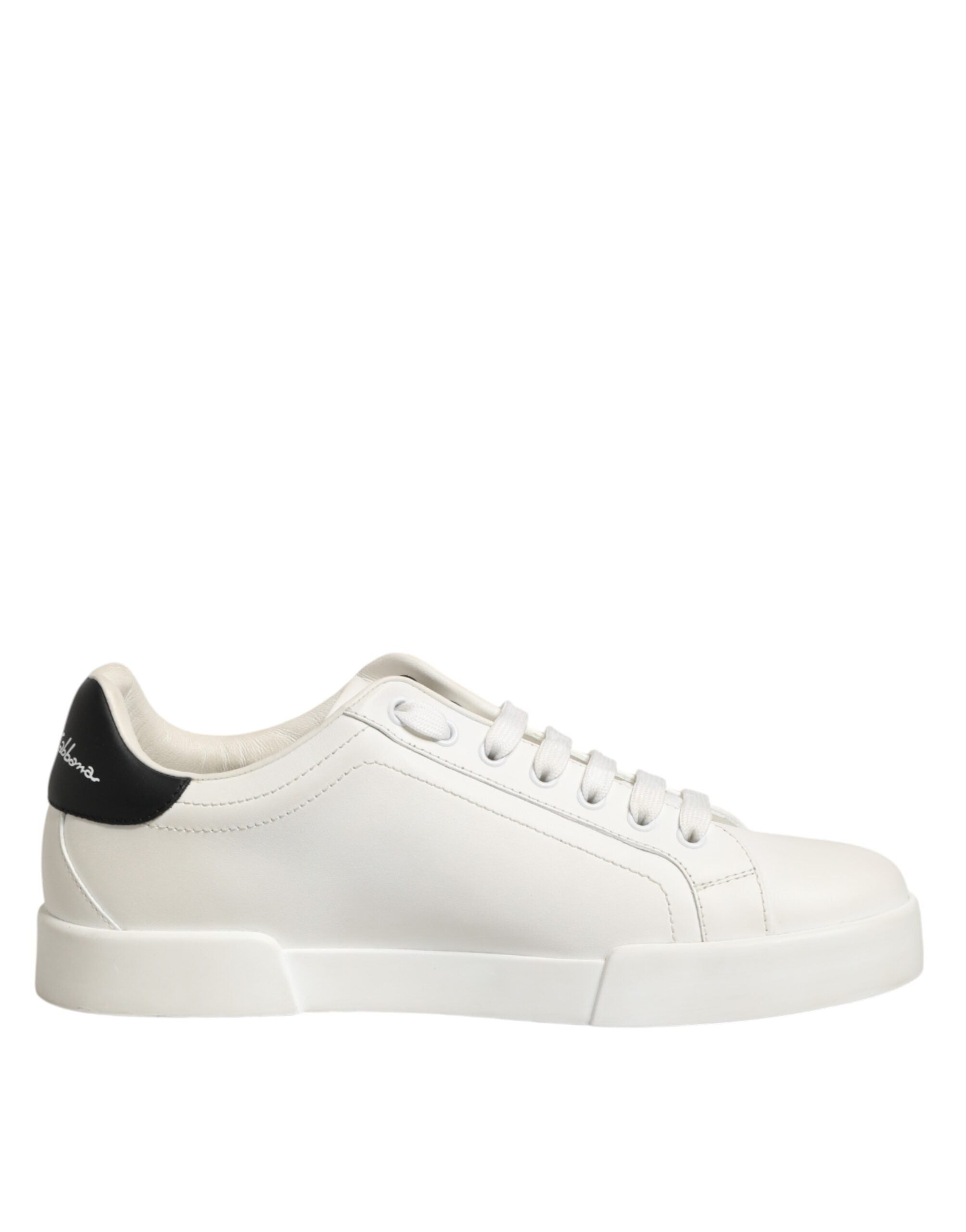 Dolce & Gabbana White Crown Patch Portofino Men Sneakers  Shoes