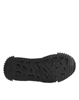 Dolce & Gabbana Black Logo Lace Low Top NS1 Sneakers Shoes