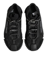 Dolce & Gabbana Black Logo Lace Low Top NS1 Sneakers Shoes