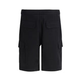 Brunello Cucinelli Black Cotton Bermuda Shorts