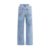 Citizens of Humanity Blue Cotton Straight-Leg Jeans