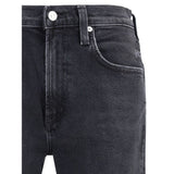 Citizens of Humanity Blue Cotton Straight-Leg Jeans