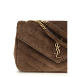 Saint Laurent Brown Calf Leather Bos Taurus Shoulder Bag