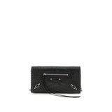 Balenciaga Black Calf Leather Bos Taurus Wallet
