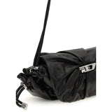Diesel Black Calf Leather Bos Taurus Shoulder Bag