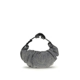 Diesel Silver Cotton Shoulder Bag