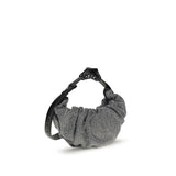 Diesel Silver Cotton Shoulder Bag