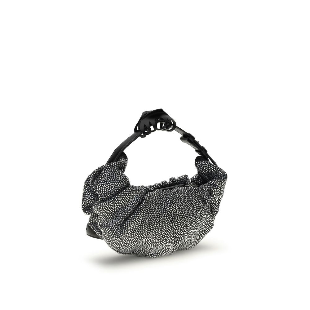 Diesel Silver Cotton Shoulder Bag