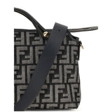 Fendi Blue Cotton Shoulder Bag