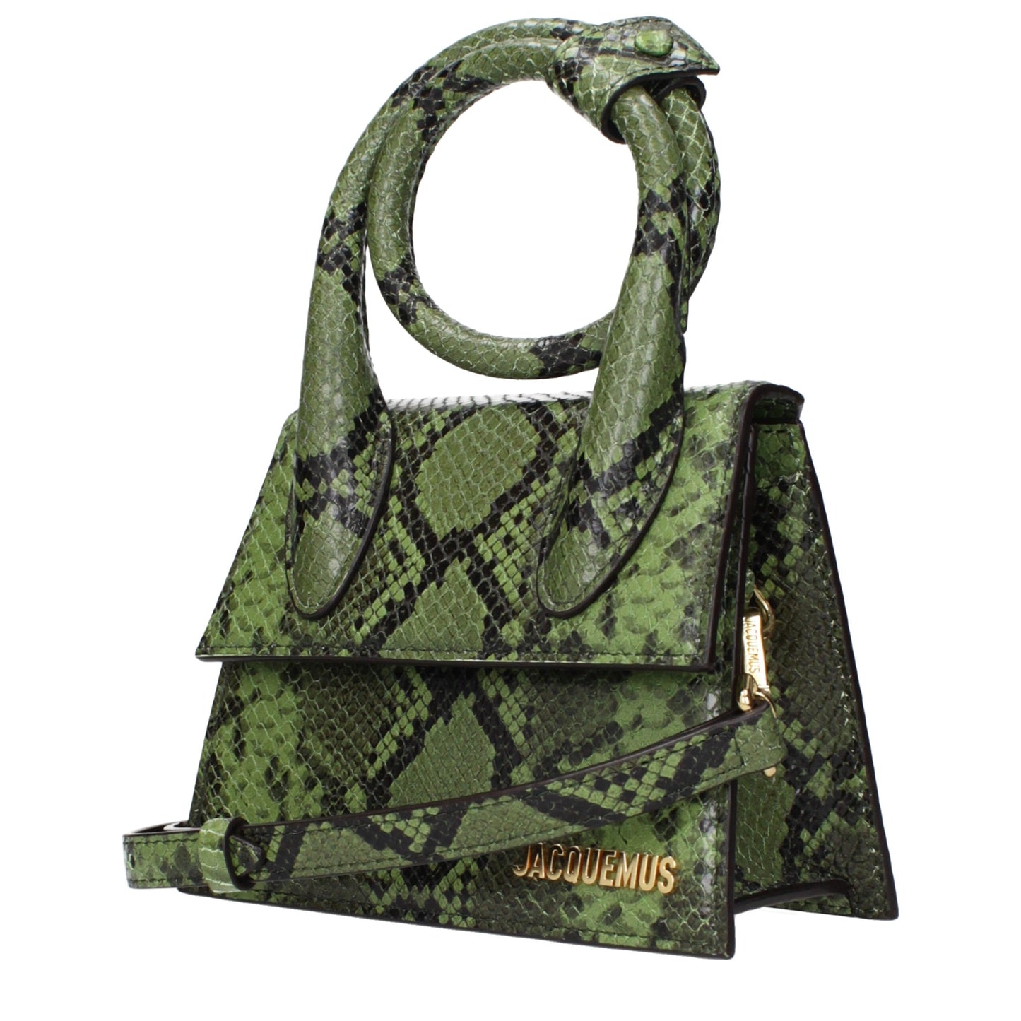 Jacquemus Green Leather Handbag