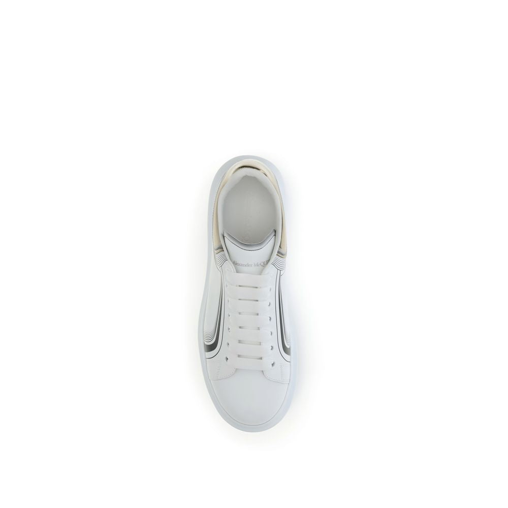 Alexander McQueen White Rubber Platform Sneakers