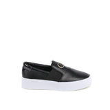 Calvin Klein Black Leather Platform Sneakers