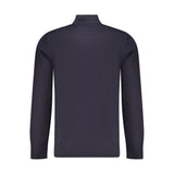 Coveri Moving Blue Nylon Men Sweater