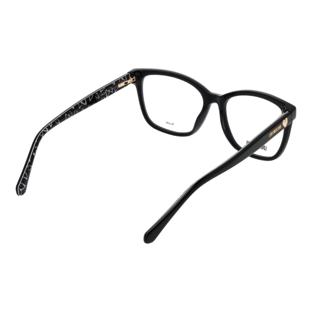 Love Moschino Black Acetate Glasses (Frames)