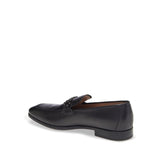 Salvatore Ferragamo Black Calfskin Slip-On Loafers