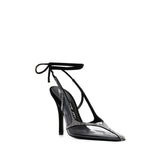 The Attico Black Pvc High Heel Pumps