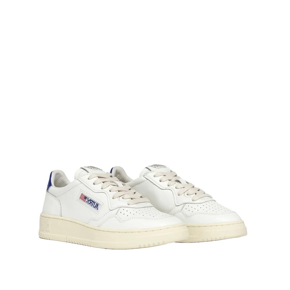 Autry White Leather Low Top Sneakers