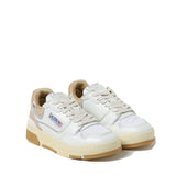 Autry White Leather Low Top Sneakers