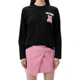 Moschino Couture Black Cotton Long Sleeve T-Shirt