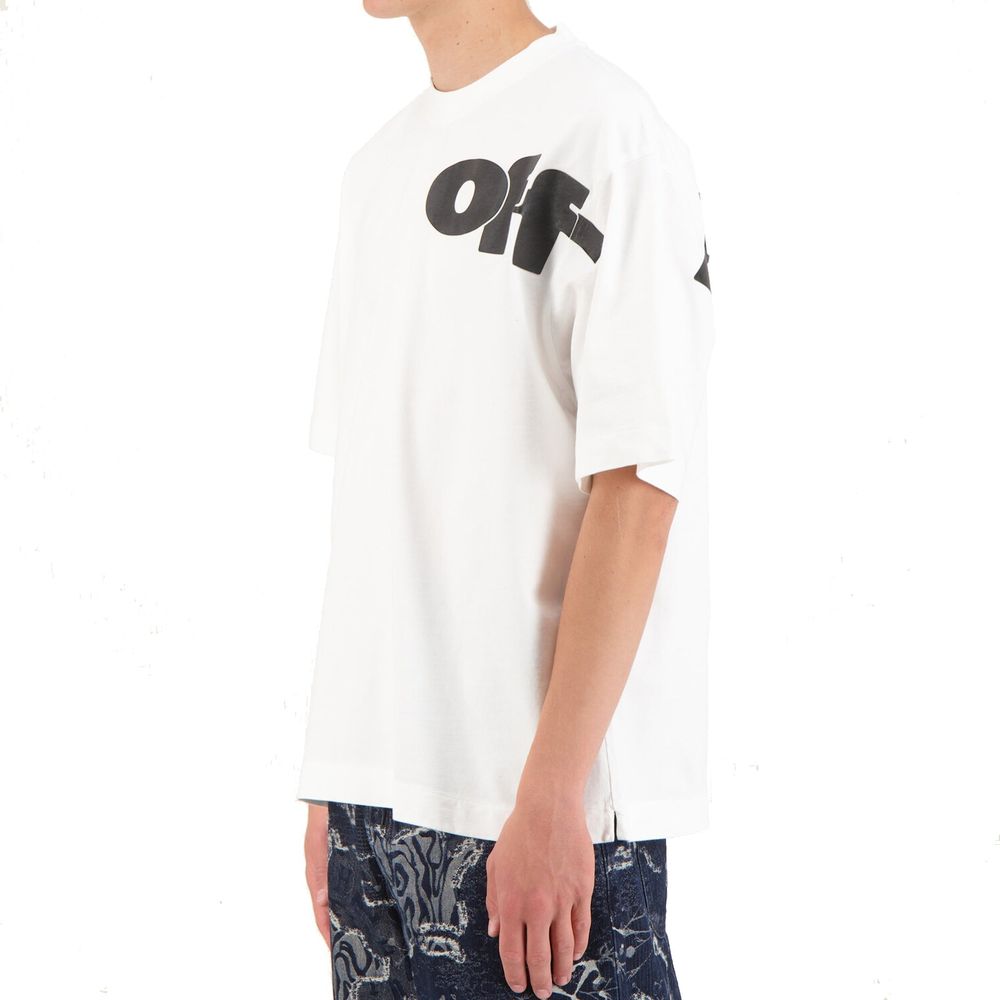 Off-White White Cotton T-Shirt
