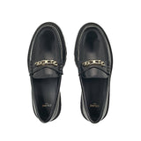 Celine Black Calfskin Slip-On Loafers