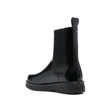 Valentino Garavani Black Leather Chelsea Boots