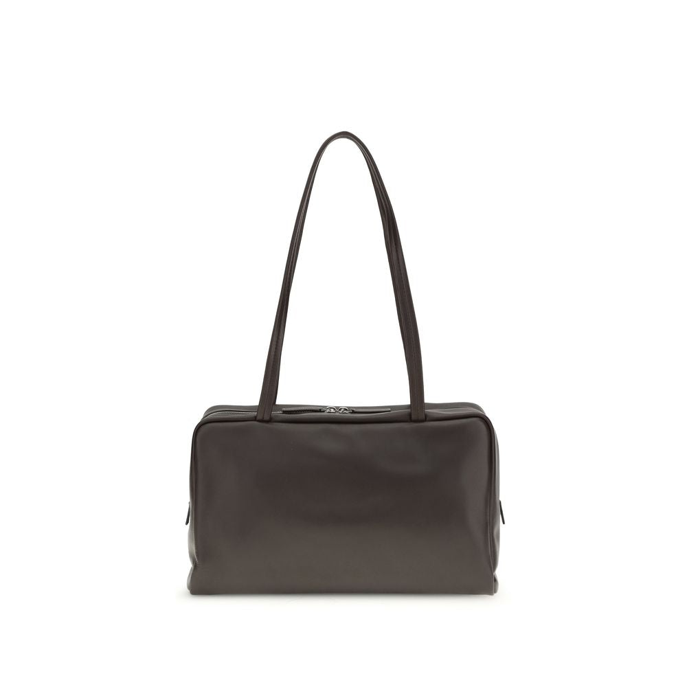 The Row Brown Calf Leather Bos Taurus Shoulder Bag
