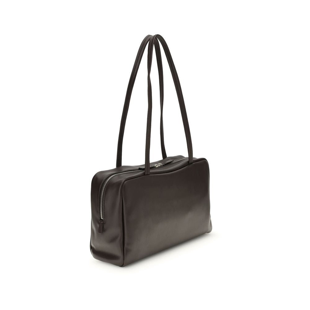The Row Brown Calf Leather Bos Taurus Shoulder Bag