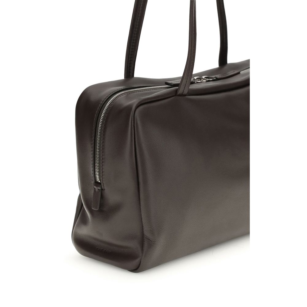 The Row Brown Calf Leather Bos Taurus Shoulder Bag