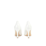 Sergio Rossi White Calfskin High Heel Pumps