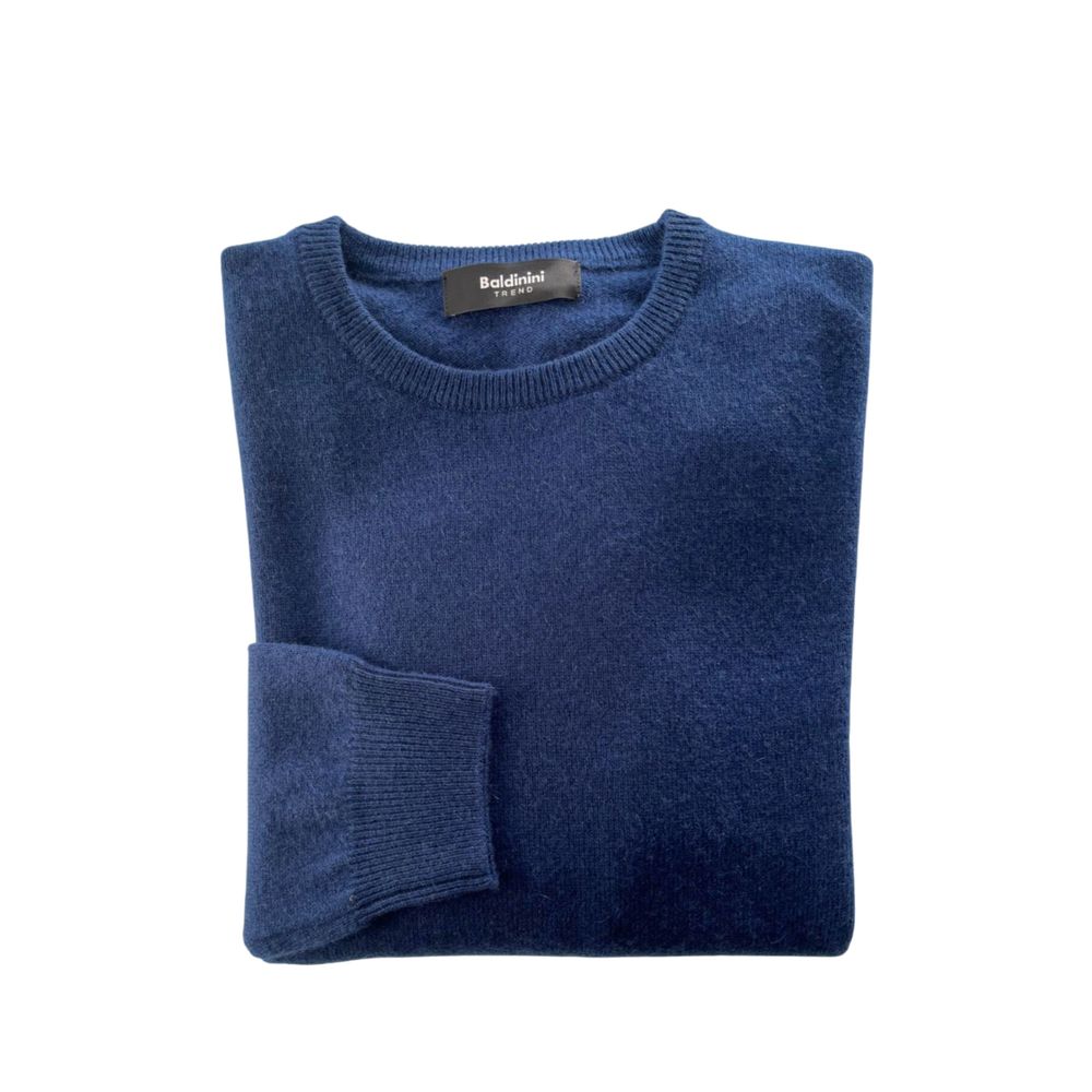 Baldinini Trend Blue Cashmere Sweater