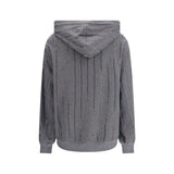 Brunello Cucinelli Gray Cotton Sweatshirt