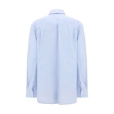 The Row Light Blue Cotton Shirt