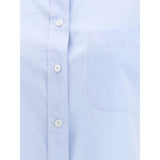 The Row Light Blue Cotton Shirt