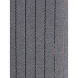 Brunello Cucinelli Gray Polyester Midi Skirt